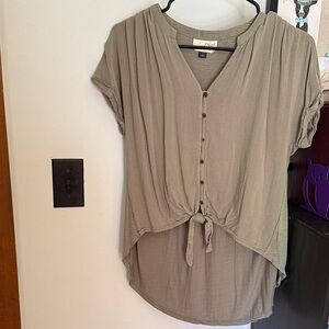 Universal Thread Olive Button-Down Shirt